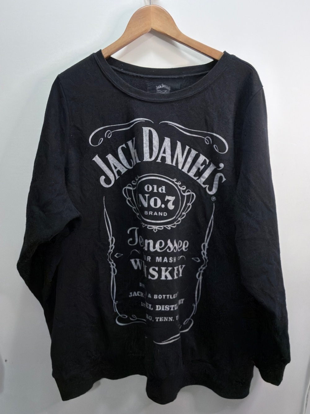 Jack Daniel's Black Graphic Sweatshirt Size 4 (31x30)